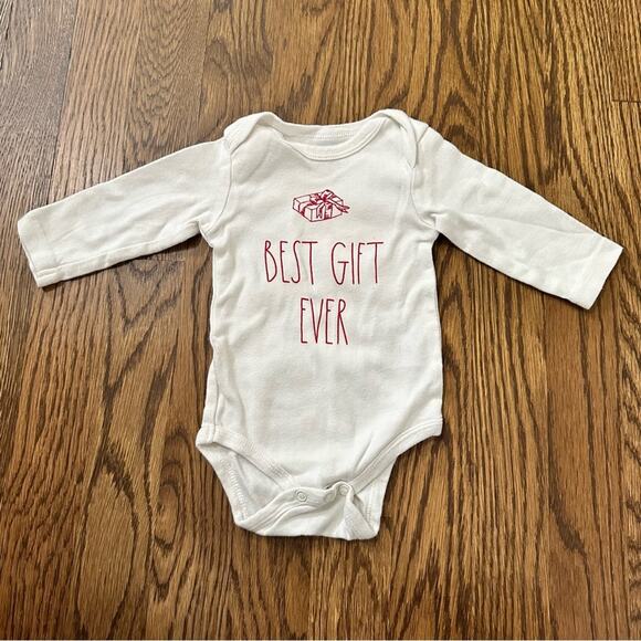 Rae Dunn Christmas onesie bundle, size 3-6 months (5 pieces) - Picture 4 of 11